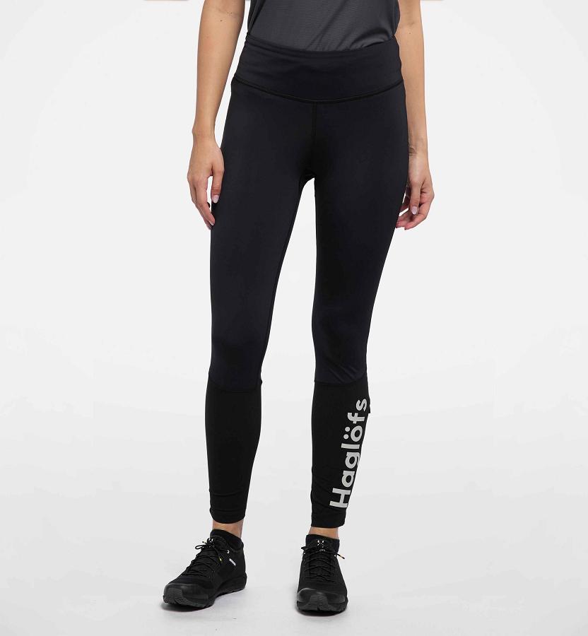 Haglöfs Womens L.I.M Comp Tights Black New Zealand 12760UDBZ